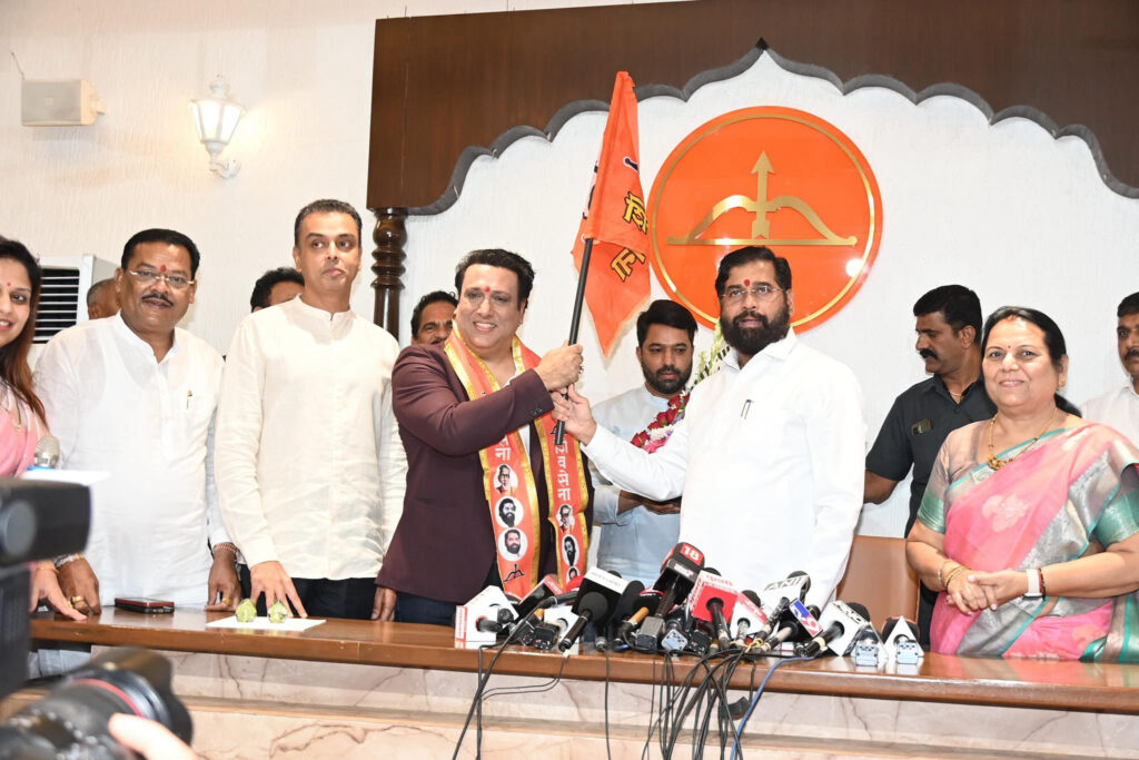 Govinda joins Eknath Shinde's Shiv Sena – Loksabha Elections 2024 – Ujjwal India Latest News